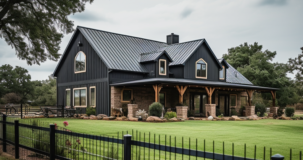 Barndominium home build in Georgia by J&J Custom Homes