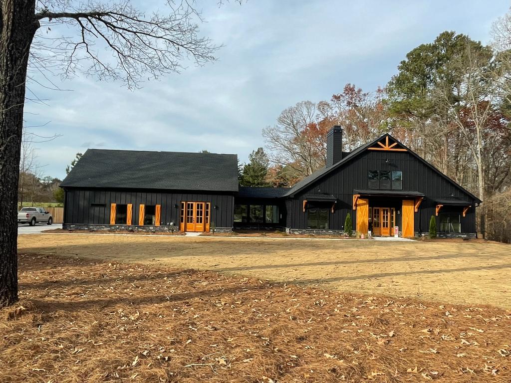 Barndominium under construction in Georgia