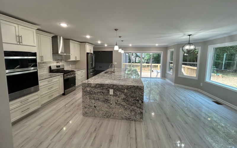 Cost comparison of a stock floor plan versus a true custom lake house build in Monticello, GA