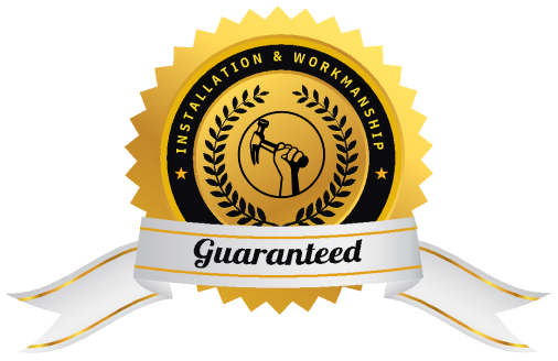 J&J Custom Homes guarantee badges